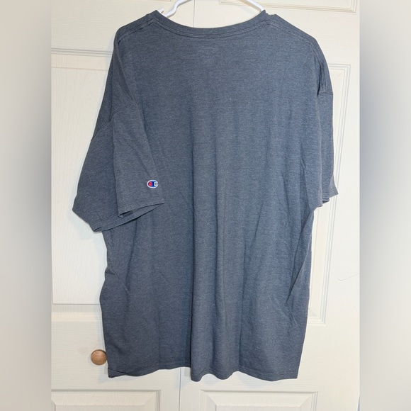 Champion Men's XXL Dark Gray V-Neck T-shirt - Picture 4 of 6